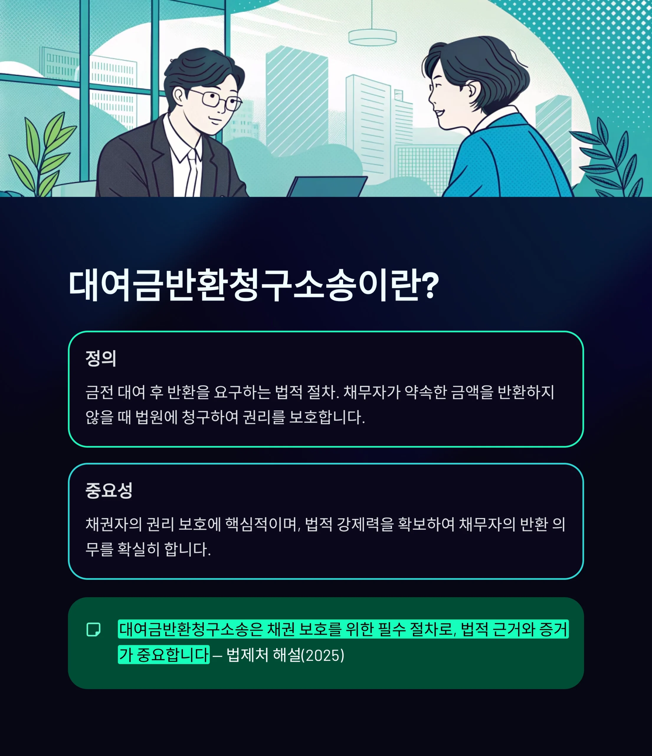 대여금반환청구소송