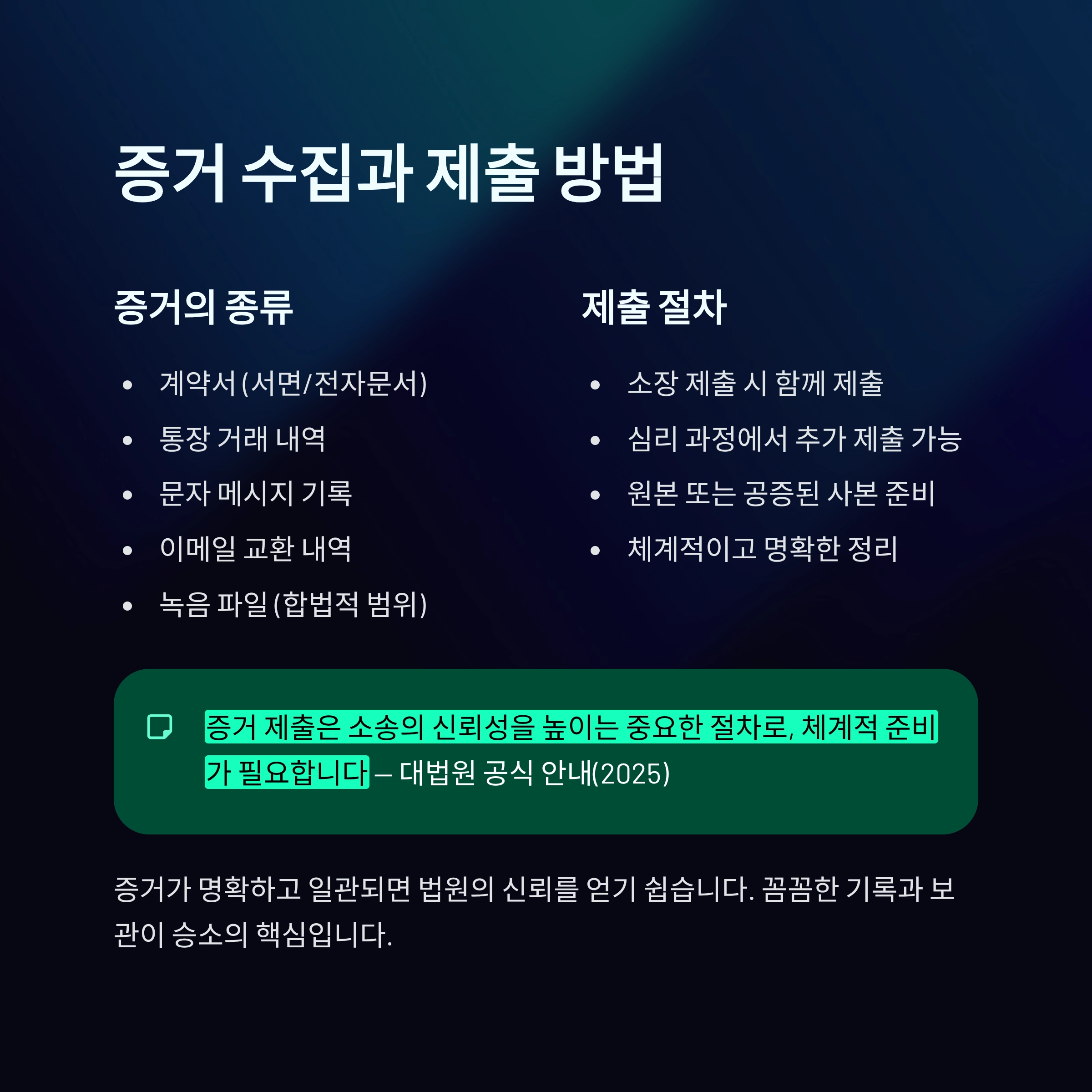 대여금반환청구소송